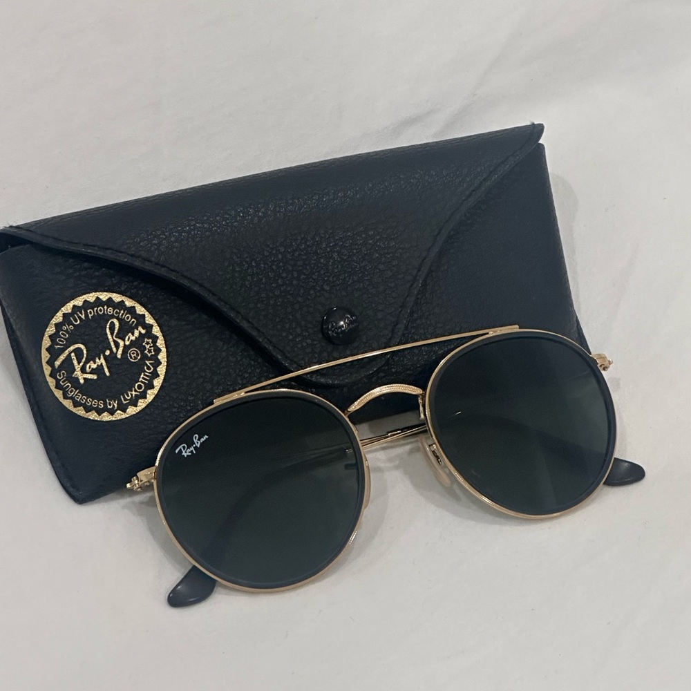 Ray-Ban Round Double Bridge Sunglasses